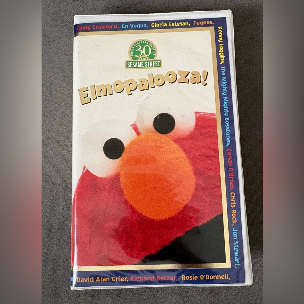 Vintage Elmopalooza! Sesame Street VHS Tape Children's Video Jim Henson